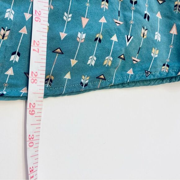 Torrid Sophie Double-Layer Teal Blue Arrow Print Swing Cami Sz 2 2X 18/20 - Picture 8 of 9